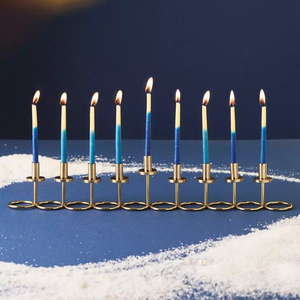 Anthropologie Looped Hanukkah Menorah