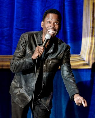 TORONTO, ON - SEPTEMBER 27: Chris Rock performs at Laughter Is The Best Medecine II: The Comedy Gala at Allstream Centre on September 27, 2014 in Toronto, Canada. (Photo by George Pimentel/WireImage)