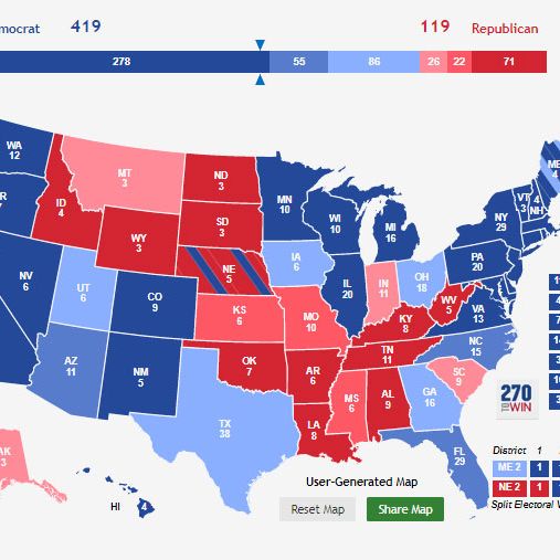 blue and red state map 2020 Trump S State By State Approval Ratings Should Scare Him blue and red state map 2020