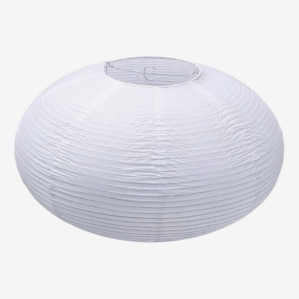 TopAAA White Round Paper Lantern