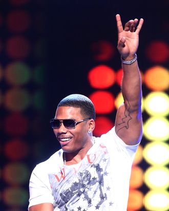 Recording artist Nelly performs during CW's 