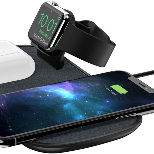 mophie 3-in-1 7.5W Wireless Charging Pad for Apple Devices
