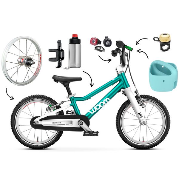 Woom GO 2: Fully Equipped