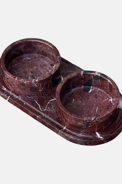 The Object Collective The Pucci Pet Bowls & Tray