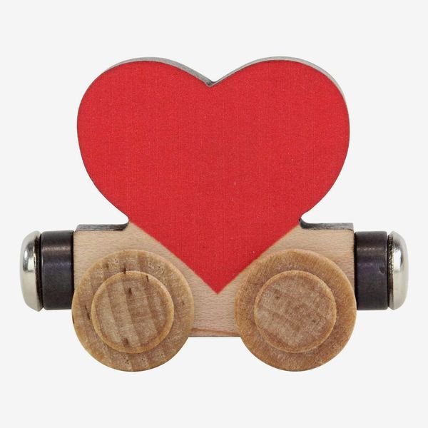 Maple Landmark NameTrains Red Heart - Made in USA