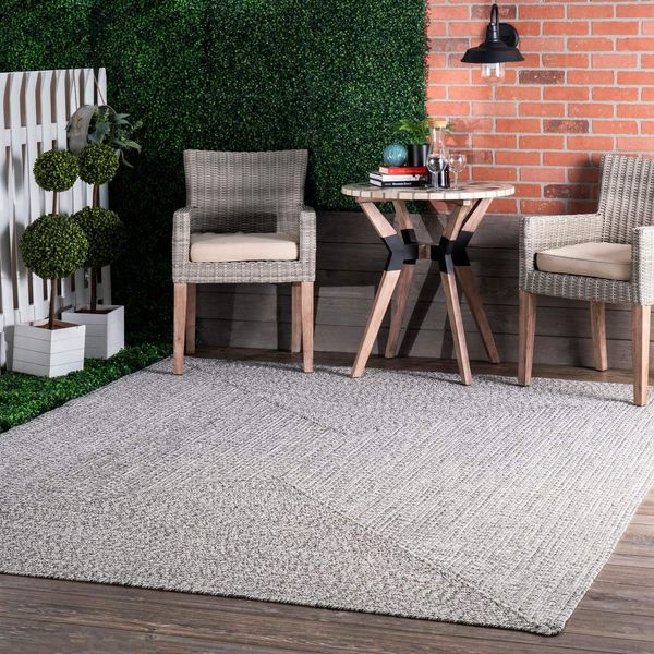 nuLOOM Wynn Braided Indoor/Outdoor Area Rug, 5’ x 8’