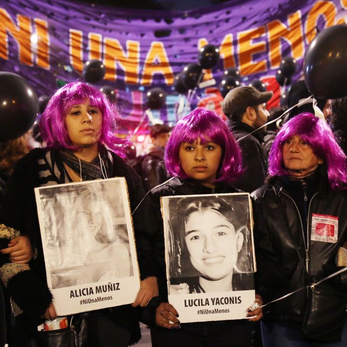 Thousands Of Argentine Women Protest Violence Against Women