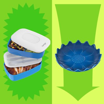 Vintage Tupperware Square Sandwich and Divided Snack 