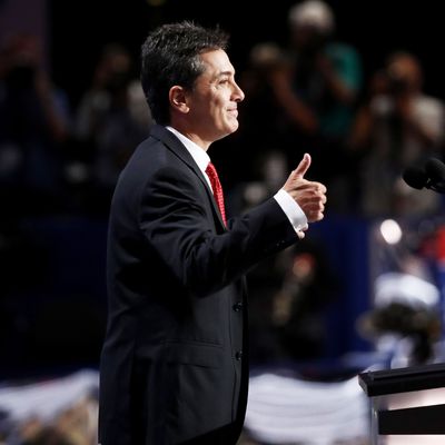 Scott Baio speaks at the Republican National Convention.
