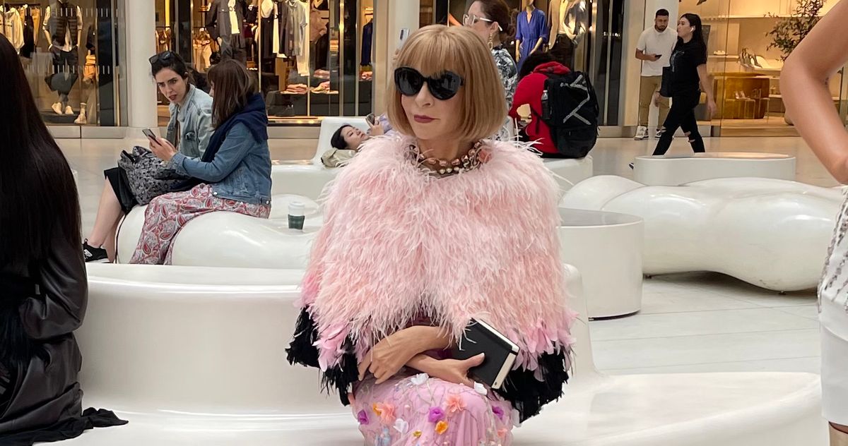 Wax Wintour Celebrates Fashion Week