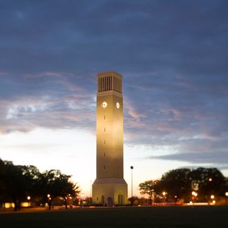 Albritton Tower on the campus of theTexas A&M University in College Station, Texas. 