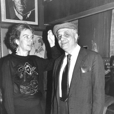 Two of New York's foremost film critics (husband and wife), Molly Haskell and Andrew Sarris.