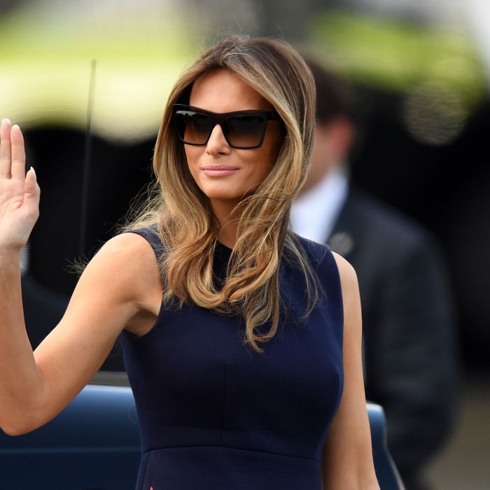 Melania Trump Stuck in Her Hotel Because of G20 Protests