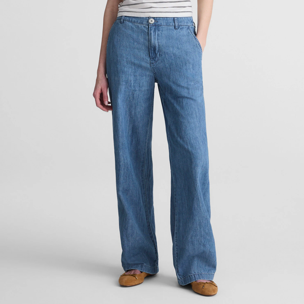 Madewell The Zoe Relaxed Straight Denim Pant