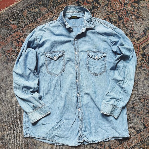 Vintage OshKosh Chambray Work Shirt