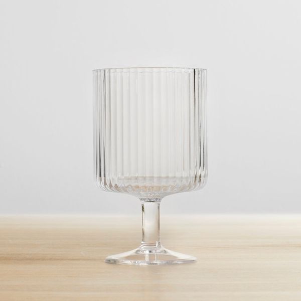 Re/Fine Laya Fluted Acrylic Goblet