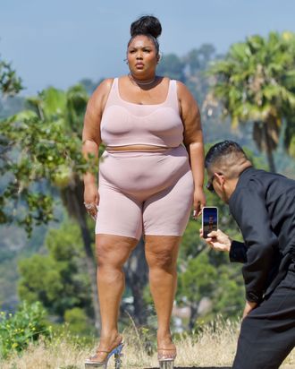 Lizzo Wears Stilettos on a Hiking Trail for a Yitty Shoot