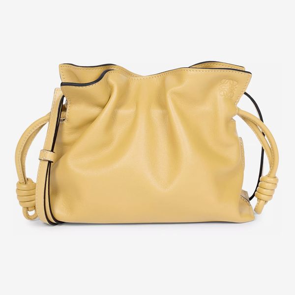 LOEWE Mini Flamenco Leather Clutch