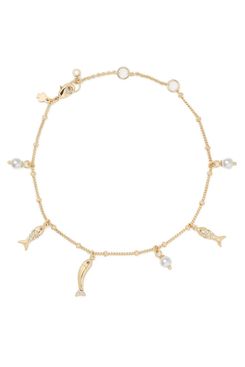 Kate Spade New York Summer Daze Fish Charm Anklet