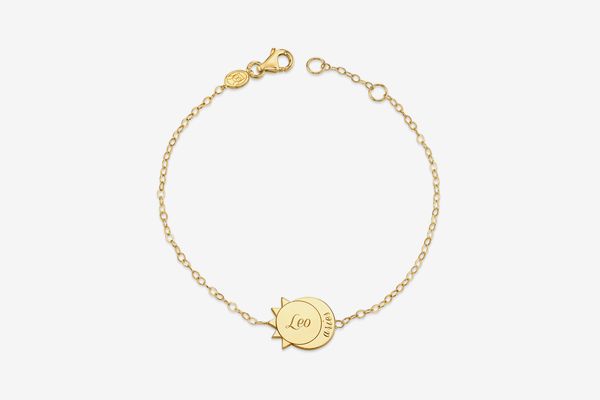 Baby Gold Sun Moon Zodiac Bracelet