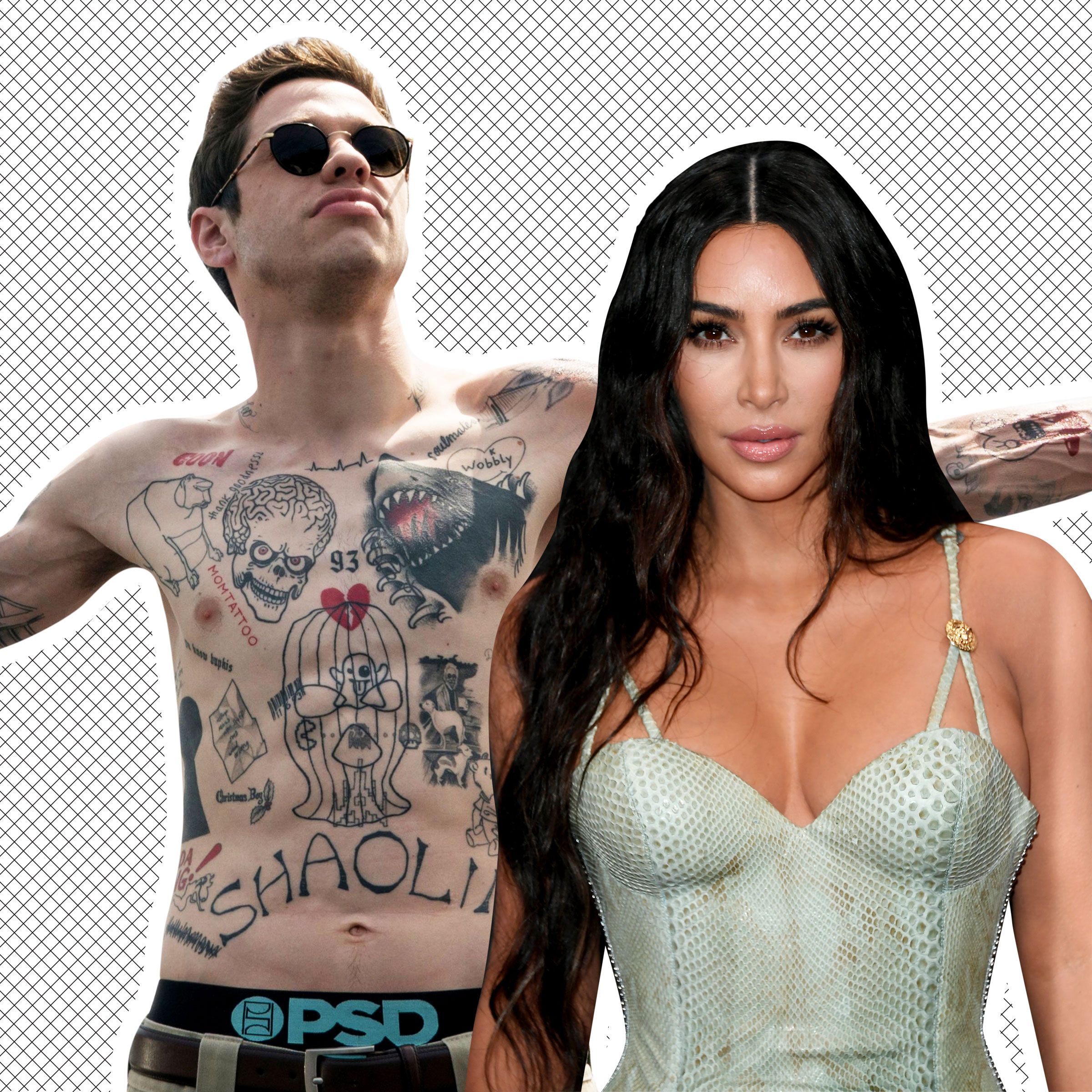 Kim Kardashian Shows Pete Davidsons Tattoo My Girl Is a Lawyer