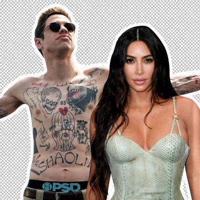 Pete Davidson got Kim Kardashian's name branded on his chest