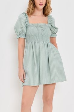 Hill House Home The Scarlett Mini Nap Dress - Soft Green