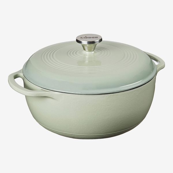 Lodge 6-Quart Enameled Cast-Iron Dutch Oven