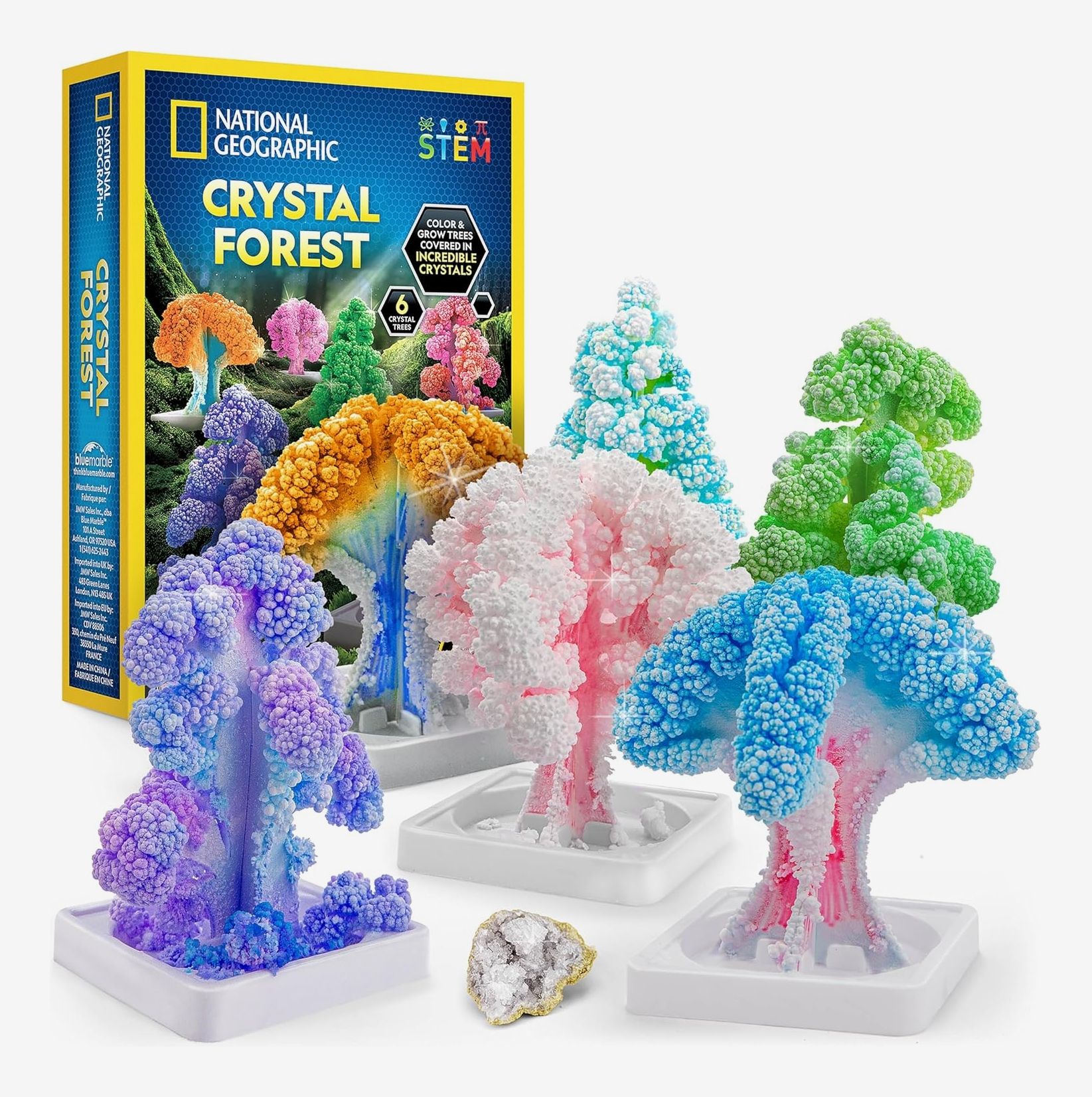 National Geographic Microscope Pour Enfants – Kit STEM Avec Un Microscope Pour Enfants Facile A Utiliser Zoom Jusqua 400x Lames Vierges Et Preparees Specimens De Roche Et De Mineraux Et Plus