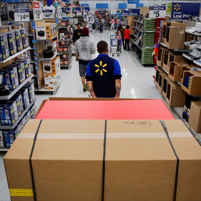 Operations Inside A Wal-Mart Stores Inc. Location Ahead Of Black Friday