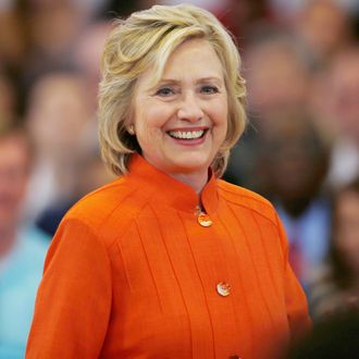 Democratic Candidate For President Hillary Clinton Campaigns In Vegas Area