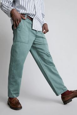 Madewell Herringbone Baggy Workwear Pants