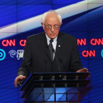 Hillary Clinton And Bernie Sanders Spar At Democratic Debate In Brooklyn