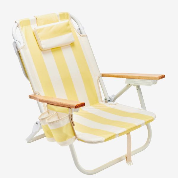 Sunnylife Beach Chair Deluxe - La Mer Limon Stripe