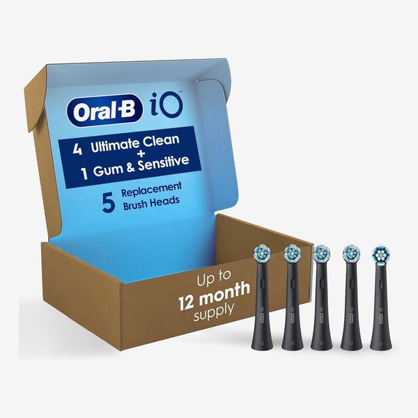 Oral-B iO Ultimate Clean Replacement Brush Heads, 5 Count