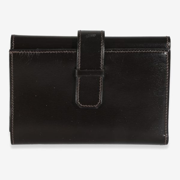 Hermès Pre-Loved Vintage Chocolate Box Julia Wallet