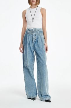 AGOLDE x Maria McManus Corset Wide Leg Jean