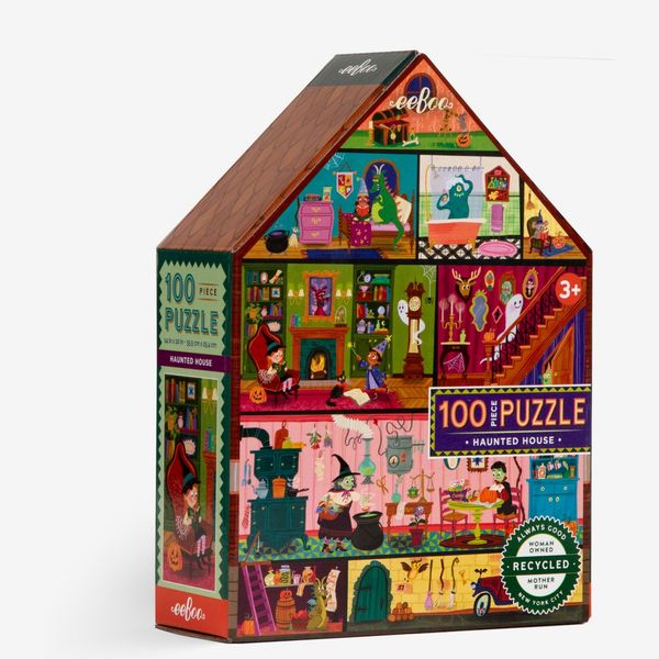 eeBoo Haunted House 100 Piece Puzzle