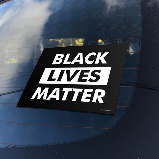 Signs of Justice Black Lives Matter Bumper Sticker