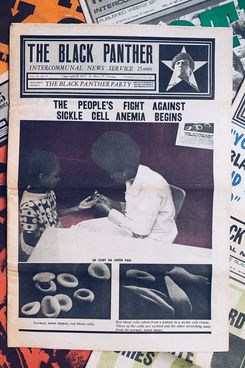 Blk Mkt Vintage Original Black Panther Party Newspaper