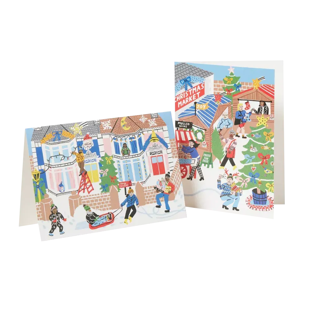 Wondershop™ Lucy Kirk 10ct Assorted Boxed Christmas Card Pack