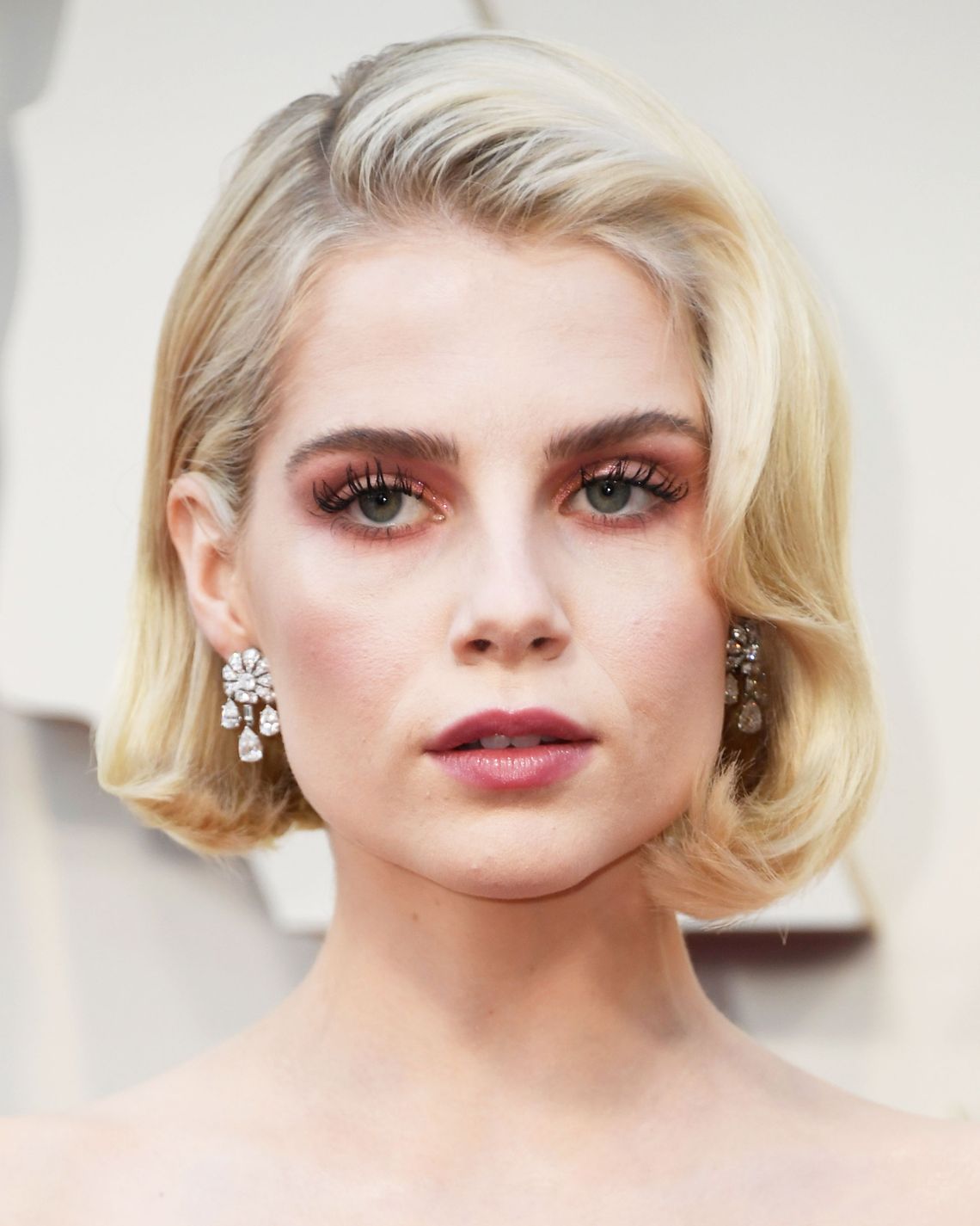 Actress Lucy Boynton Had the Best Red Carpet Beauty Looks