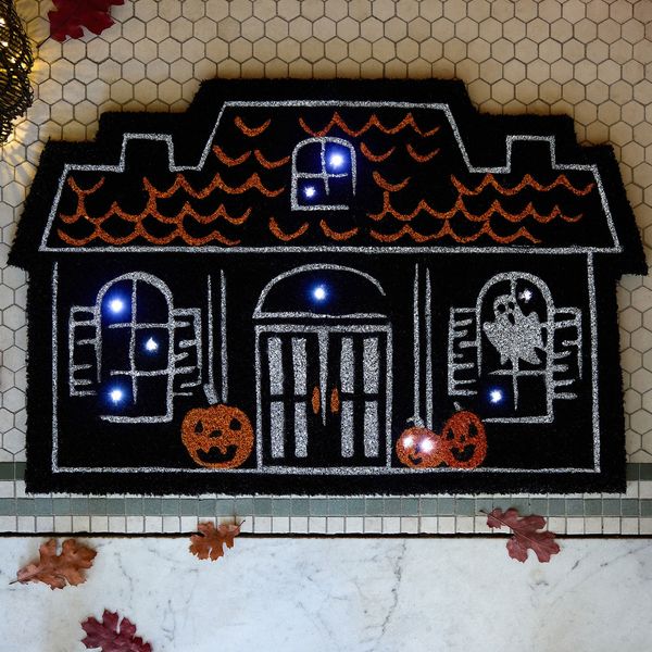 Pottery Barn Kids Light-Up Haunted House Doormat