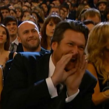 Blake Shelton: "Why won't my chair swivel around? This chair is supposed to swivel! I am nothing without rotation!"