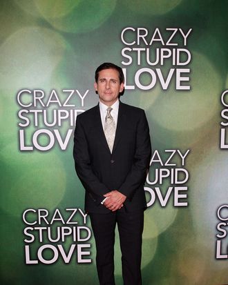 SYDNEY, AUSTRALIA - SEPTEMBER 14: Actor and comedian Steve Carell arrives at the premiere of 'Crazy, Stupid, Love' at Event Cinemas Bondi Junction on September 14, 2011 in Sydney, Australia. (Photo by Lisa Maree Williams/Getty Images)