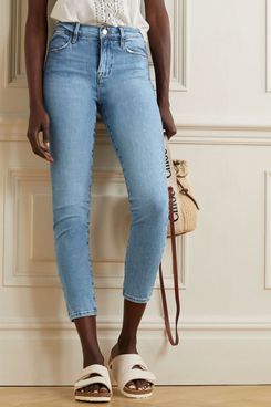 Frame Le High cropped skinny jeans