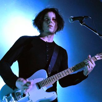 Musician Jack White performs live on stage during a one-off solo concert