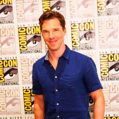 24 Jul 2014, San Diego, California, USA --- Celebrity Arrivals at the 'Penguins Of Madagascar' in San Diego. Part of The San Diego Comic Con in CA. Pictured: Benedict Cumberbatch --- Image by ? Richie Buxo/Splash News/Corbis