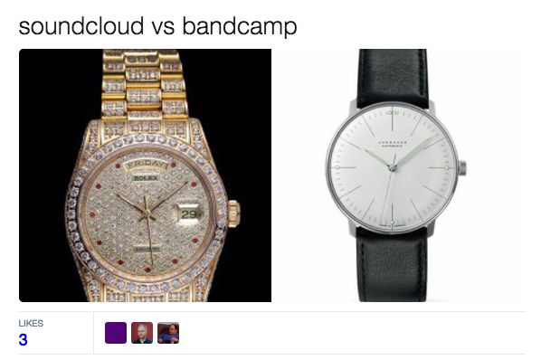 Soundcloud Versus Bandcamp Memes Take Over Twitter