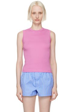 FLORE FLORE Pink Esmé Tank Top